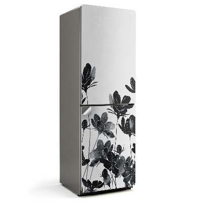 Fólie na lednici Květinový vzor v jemném odstínu