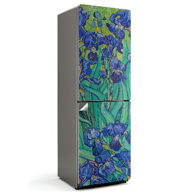 Tapeta na lednici Květinový motiv kosatců