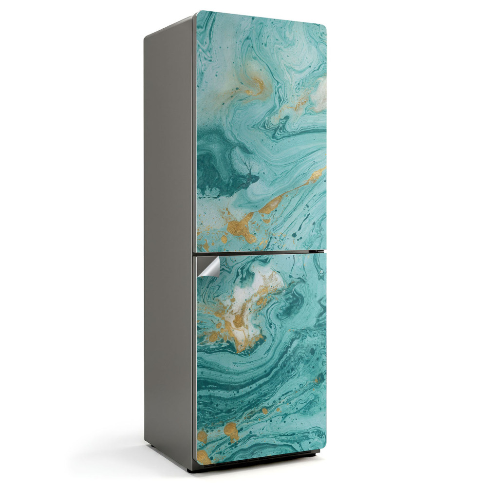 Samolepicí tapeta na lednici tekutý abstraktní motiv