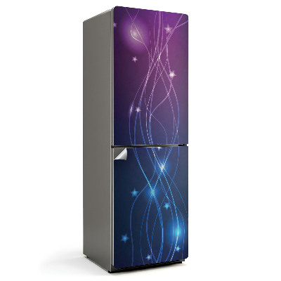 Samolepicí tapeta na lednici Jemné hvězdné vzory