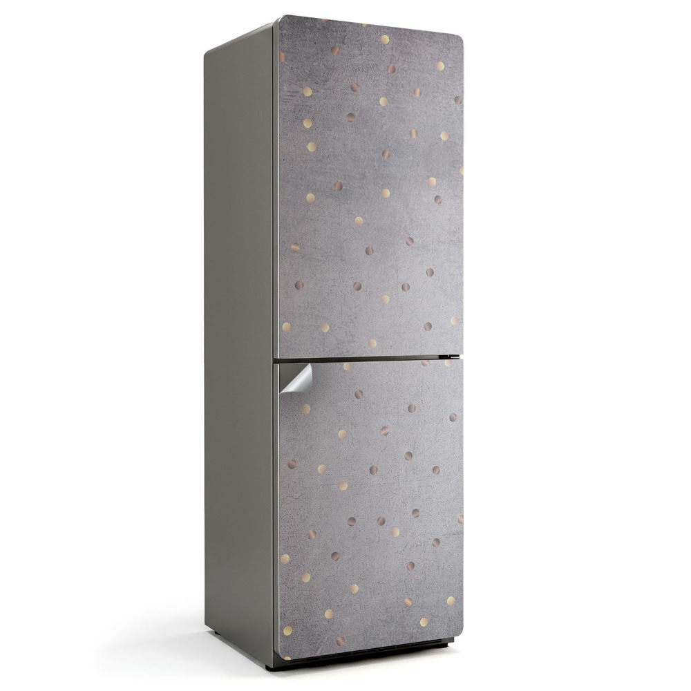 Tapeta na lednici Kruhové bludiště v pastelových odstínech