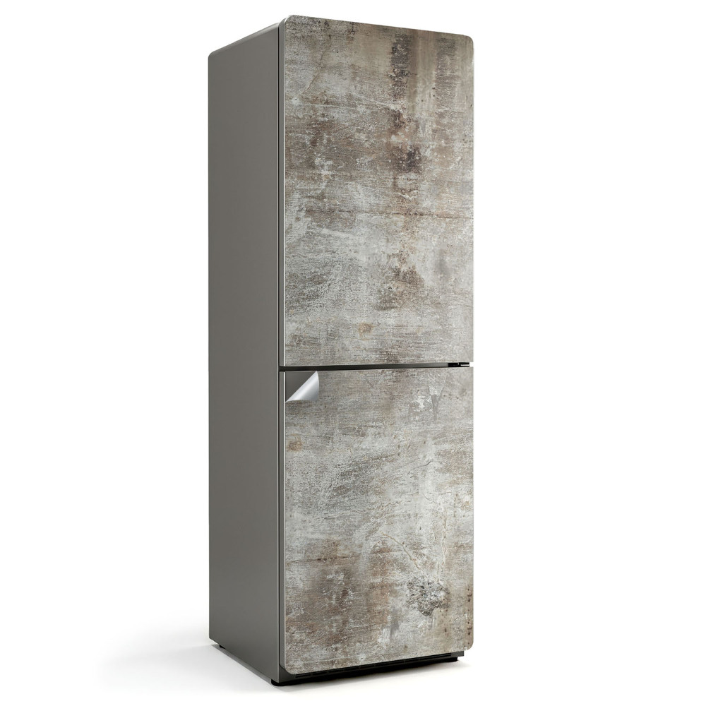 Samolepka na lednici Betonová textura v industriálním stylu