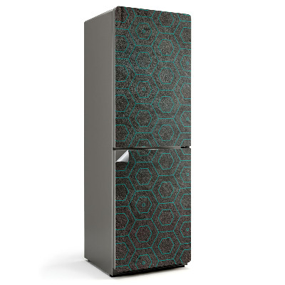 Samolepicí tapeta na lednici Jemný šestiúhelníkový motiv