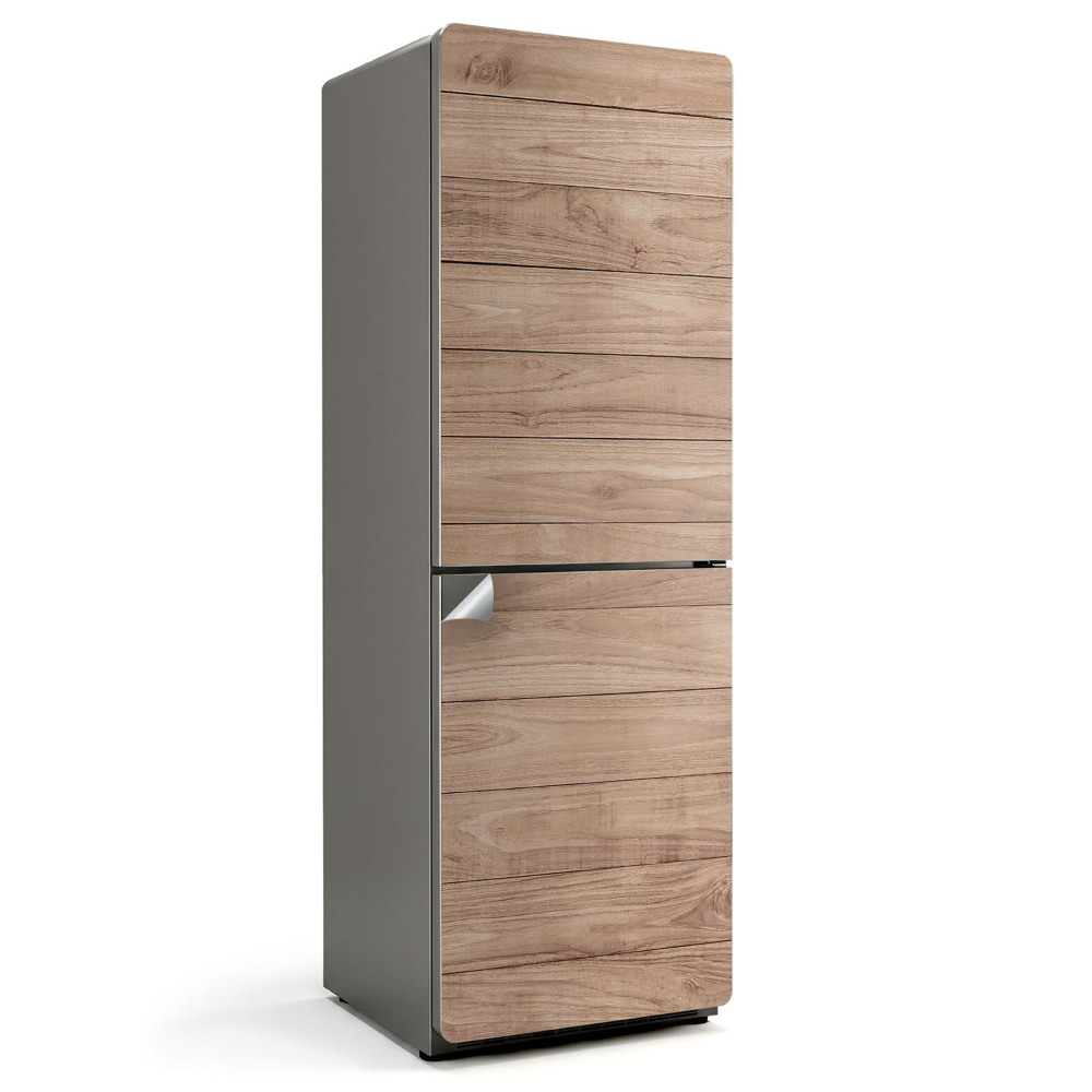 Samolepicí tapeta na lednici Vertikální vzor dřevěných prken