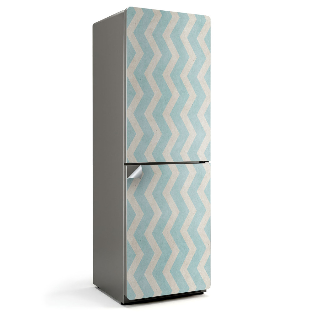 Samolepicí tapeta na lednici Klikaté čáry na strukturálním pozadí