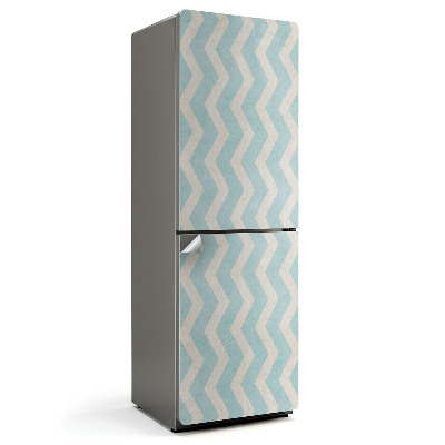 Samolepicí tapeta na lednici Klikaté čáry na strukturálním pozadí