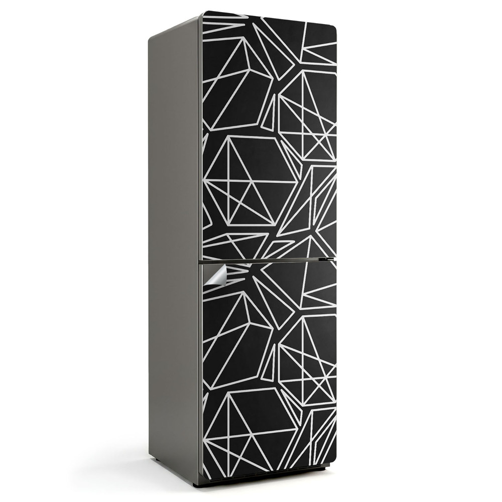 Tapeta na lednici Moderní geometrický motiv