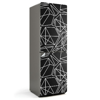 Tapeta na lednici Moderní geometrický motiv