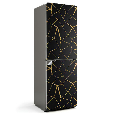 Samolepicí tapeta na lednici Geometrický styl čárového vzoru