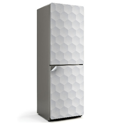 Fólie na lednici Šestiúhelníková mozaika ve 3D