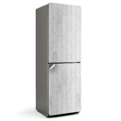 Samolepka na lednici Vertikální uspořádání cihlové konstrukce