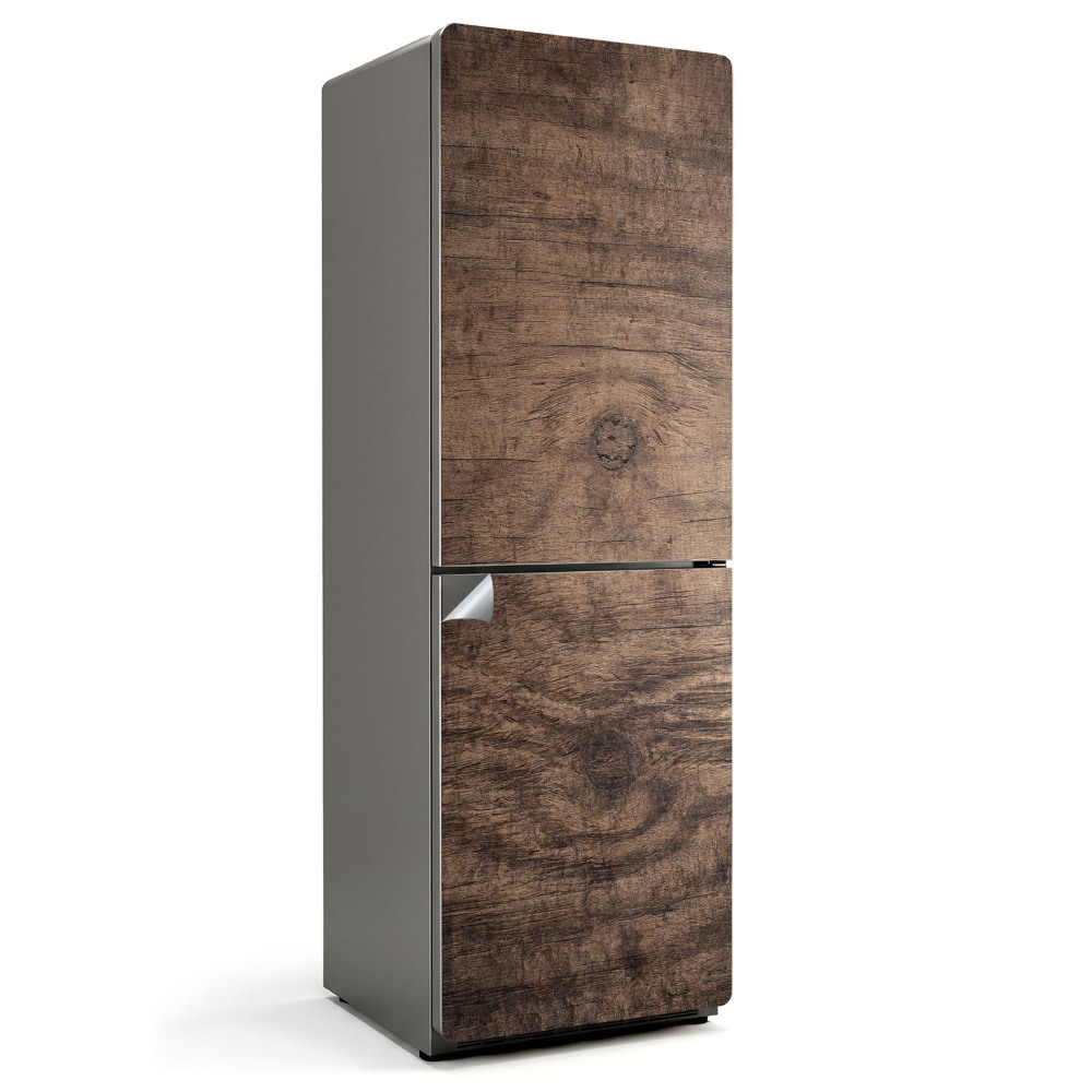 Fólie na lednici Vzorek přirozeného dřeva