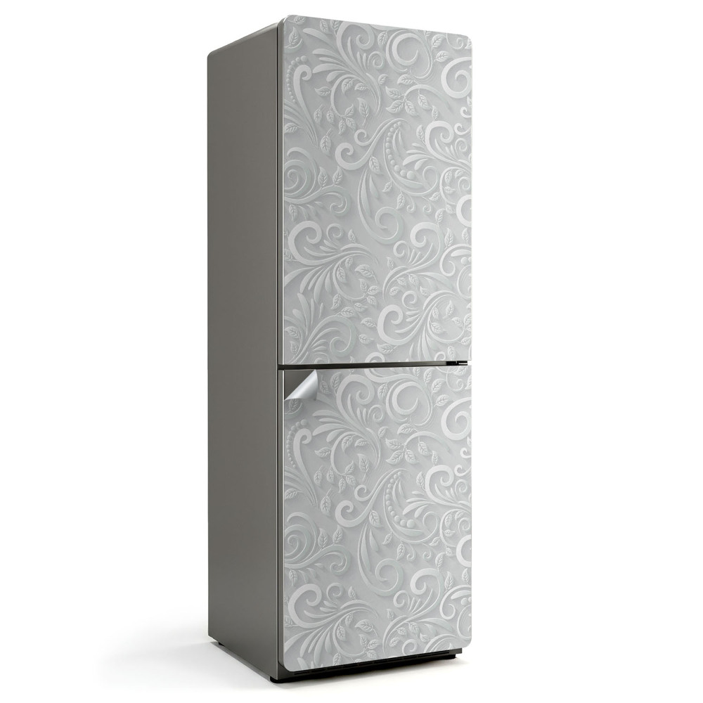 Tapeta na lednici Rostlinná vlna v organickém stylu