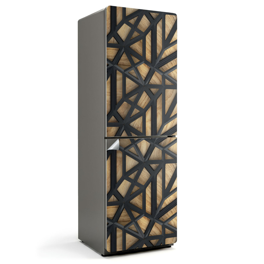 Fólie na lednici Abstraktní prolamovaný vzor