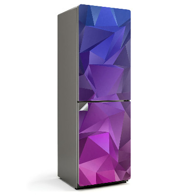 Samolepka na lednici Polygonální abstraktní motiv