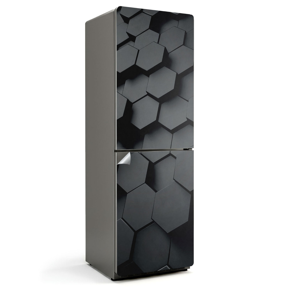 Fólie na lednici Šestiúhelníkové uspořádání dlaždic