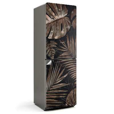 Tapeta na lednici Elegantní motiv listů