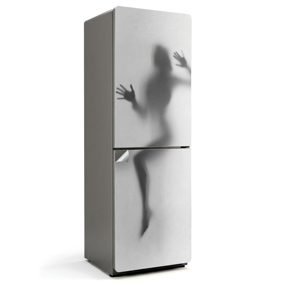 Tapeta na lednici Mlhavá postava v dynamickém tanci