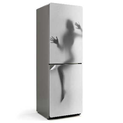 Tapeta na lednici Mlhavá postava v dynamickém tanci