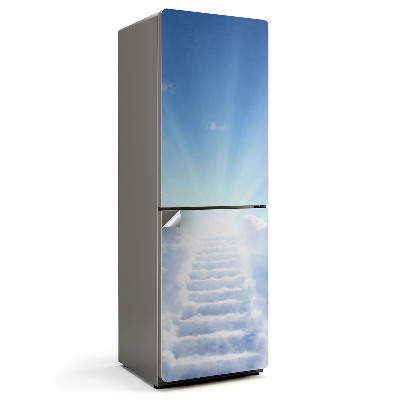 Fólie na lednici Obloha plná schodů