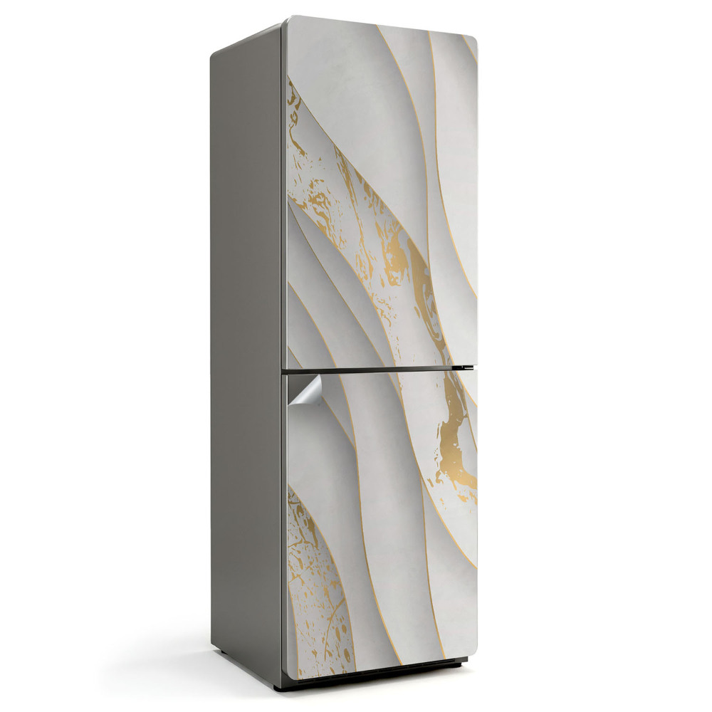 Tapeta na lednici Pohybující se tvary a struktury vln