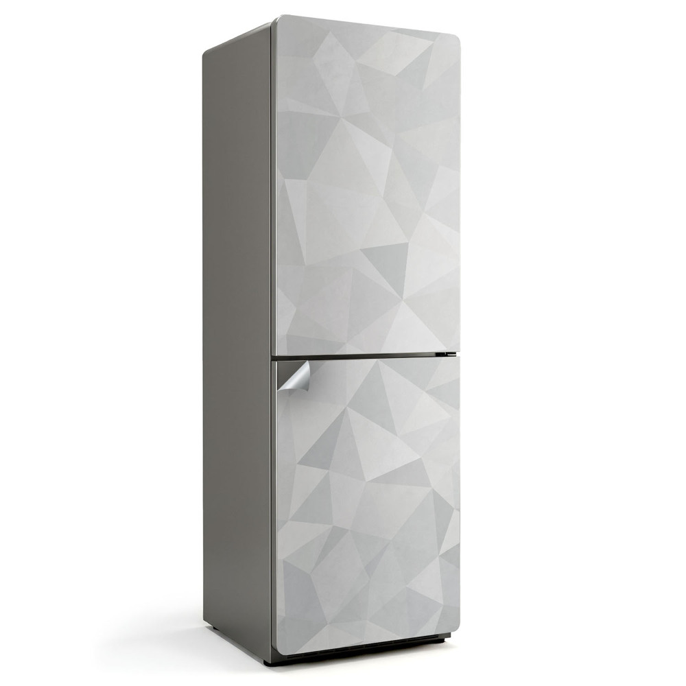 Samolepka na lednici Polygonální 3D motiv