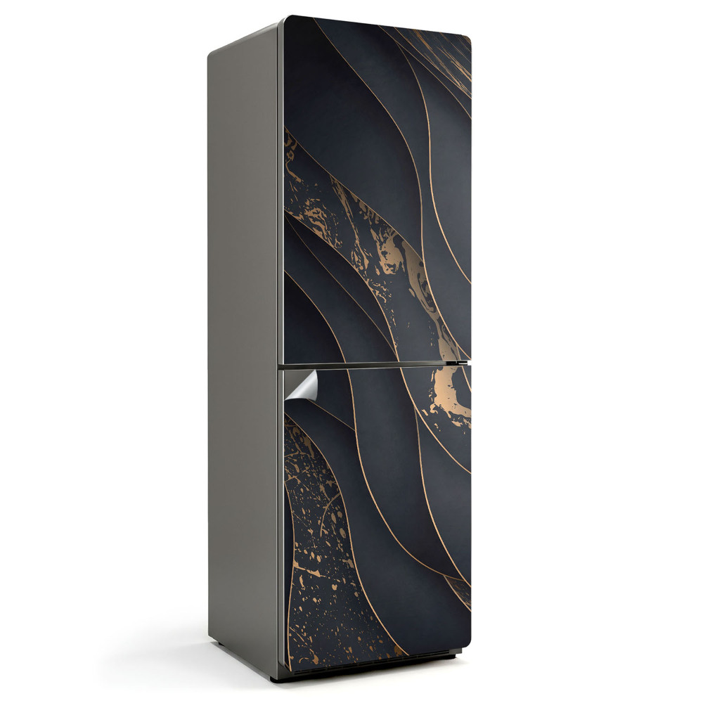 Samolepicí tapeta na lednici Vlny s jemnými detaily