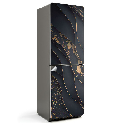 Samolepicí tapeta na lednici Vlny s jemnými detaily