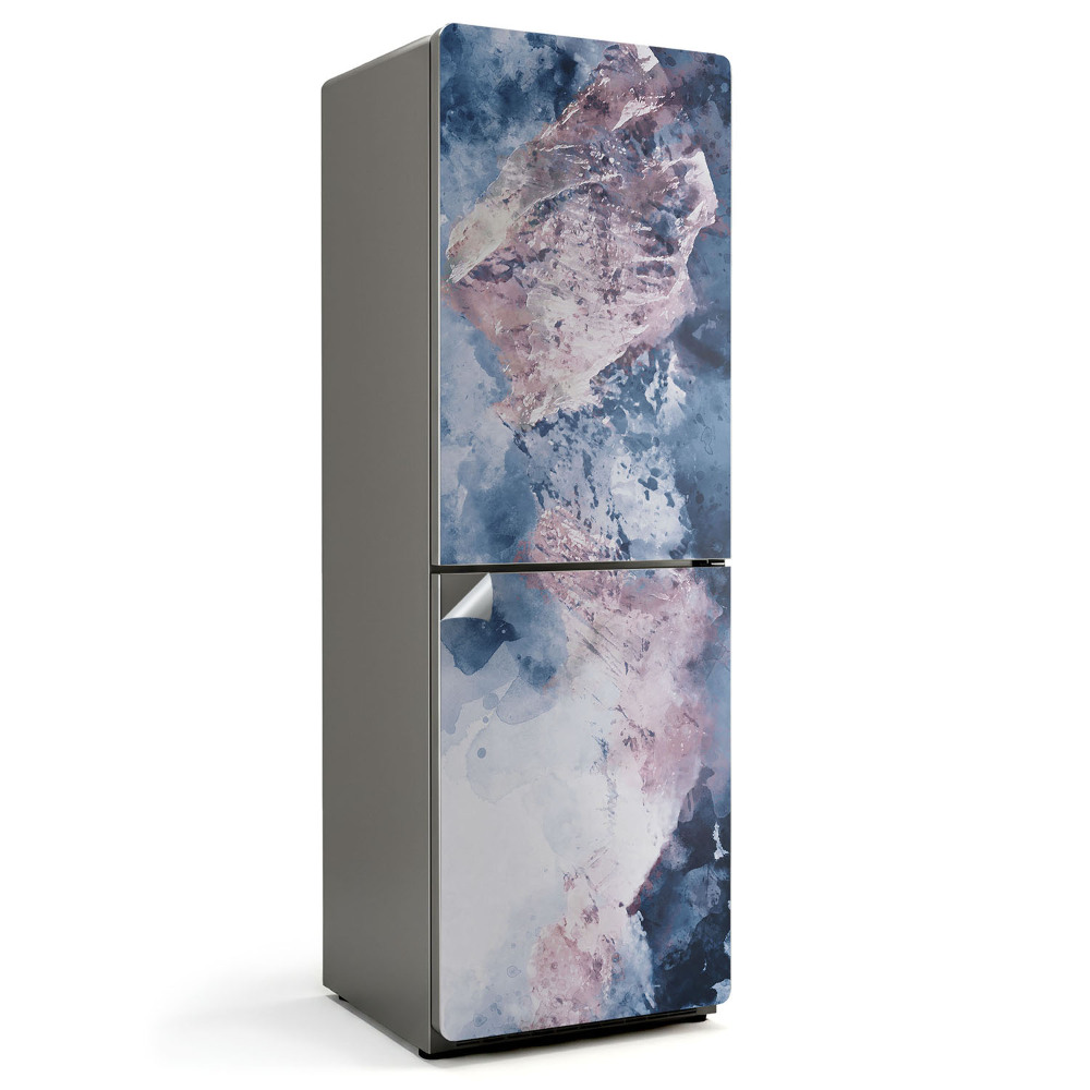 Samolepicí tapeta na lednici Abstraktní akvarelový motiv