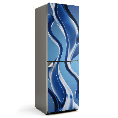 Tapeta na lednici Vlny a dynamické formy