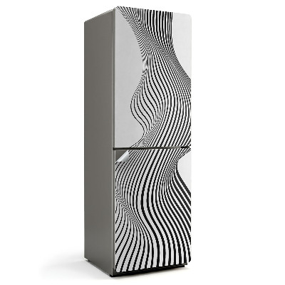 Samolepka na lednici Pohybující se vlny ve vícevrstvé formě