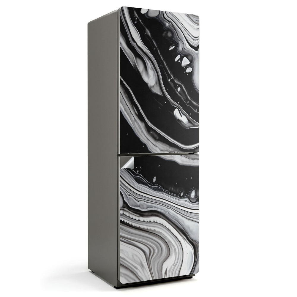 Tapeta na lednici Vlny v dynamickém tanci