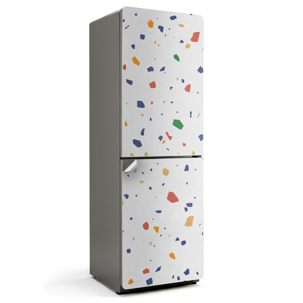 Samolepka na lednici Teracový vzor v abstraktním stylu