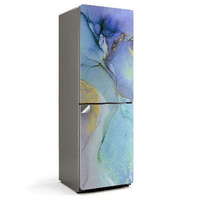 Fólie na lednici tekutý abstraktní motiv