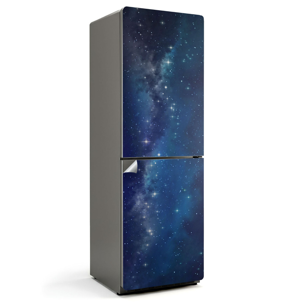 Samolepicí tapeta na lednici Galaktická hvězdná krajina