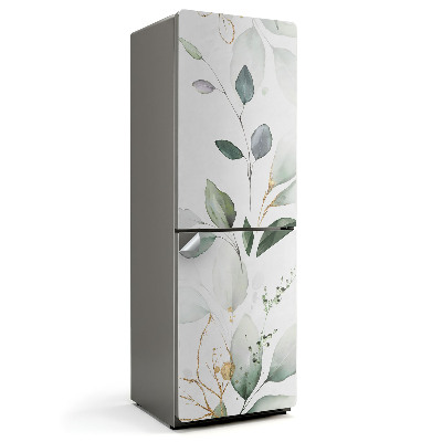 Samolepka na lednici Jemné listy a větvičky