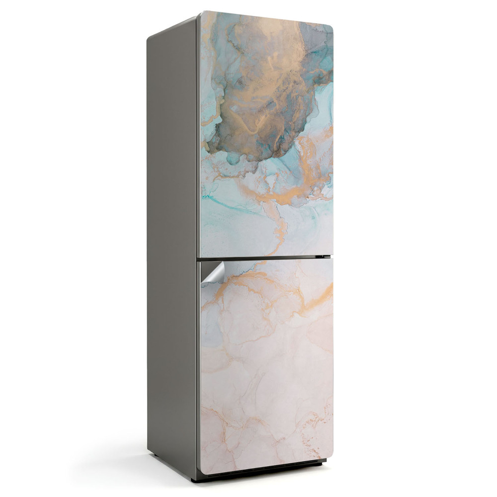 Fólie na lednici Abstraktní motiv s jemnými žilkami