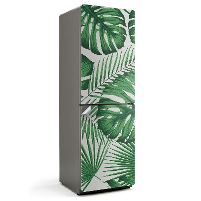 Fólie na lednici Tropická listová mozaika