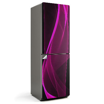 Tapeta na lednici Vlny energických tvarů