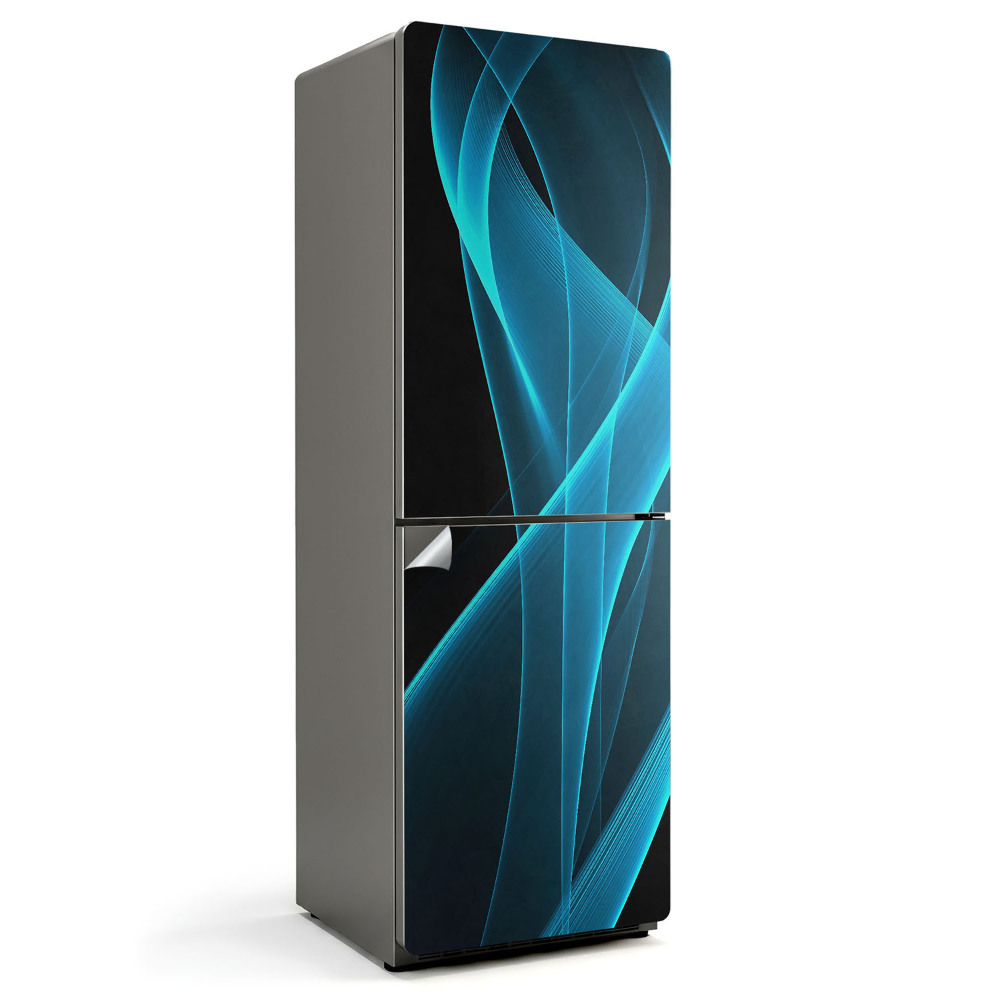 Samolepka na lednici Vlnité čáry v pohybu