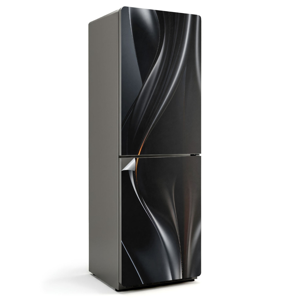 Tapeta na lednici Vlnité tvary a křivky