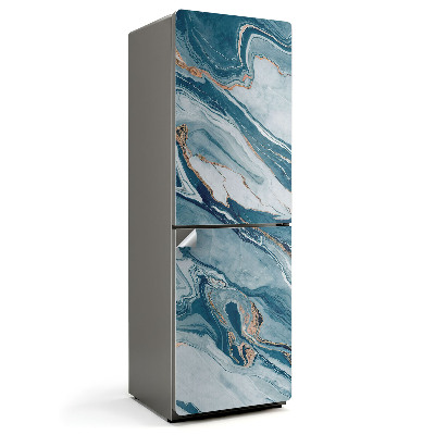 Samolepka na lednici Dynamické vlnové vzory