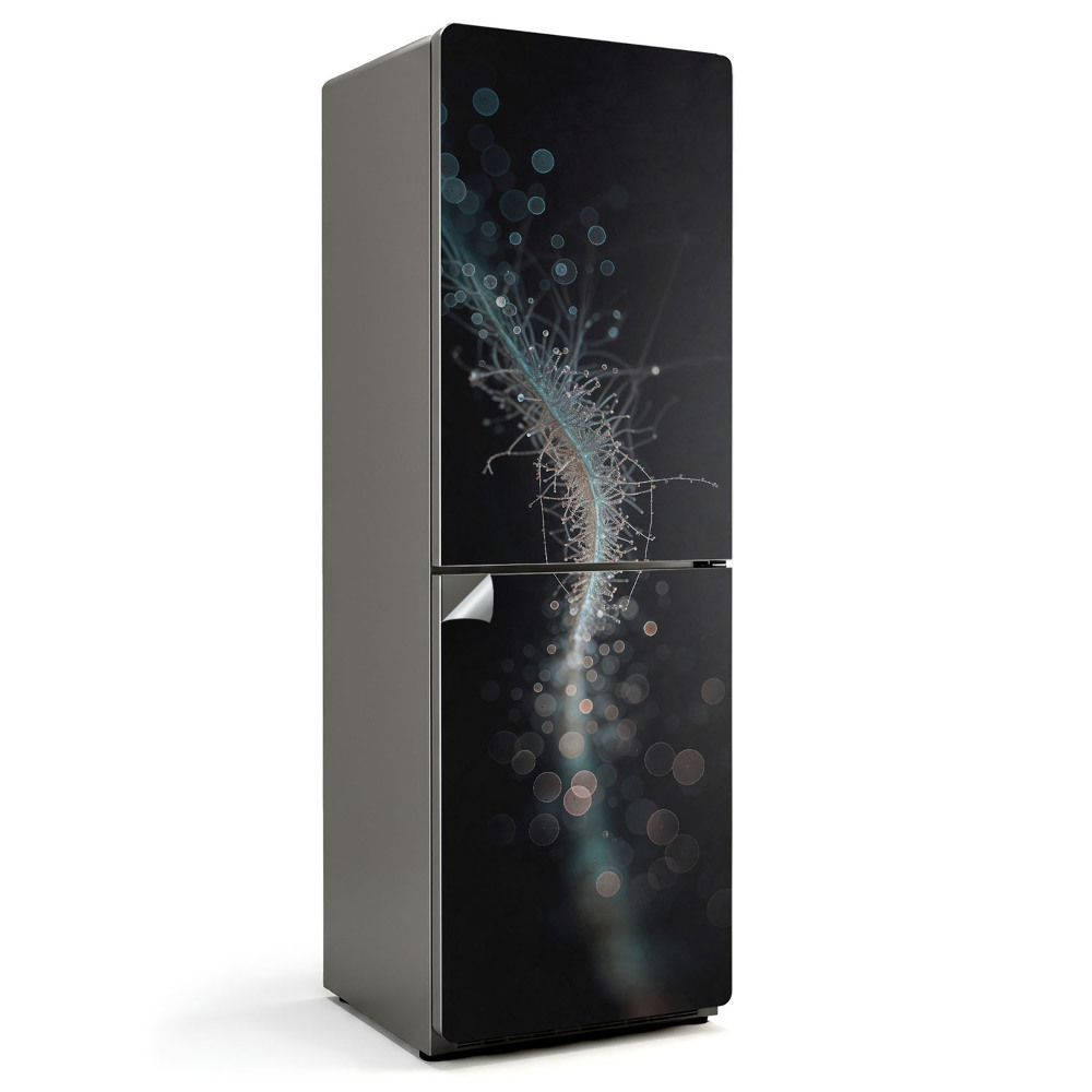 Tapeta na lednici Abstraktní motiv bublin