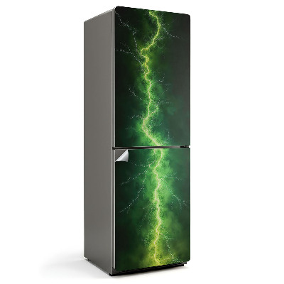 Samolepicí tapeta na lednici Vertikální blesky v oblacích