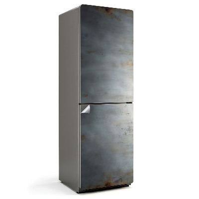 Tapeta na lednici Kovová konstrukce s prasklinami