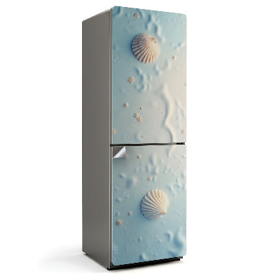 Fólie na lednici Krása podobná mušli na písčitém povrchu