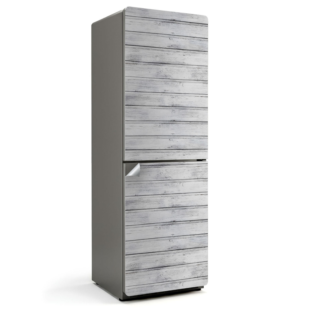 Samolepicí tapeta na lednici Prkna v horizontálním uspořádání