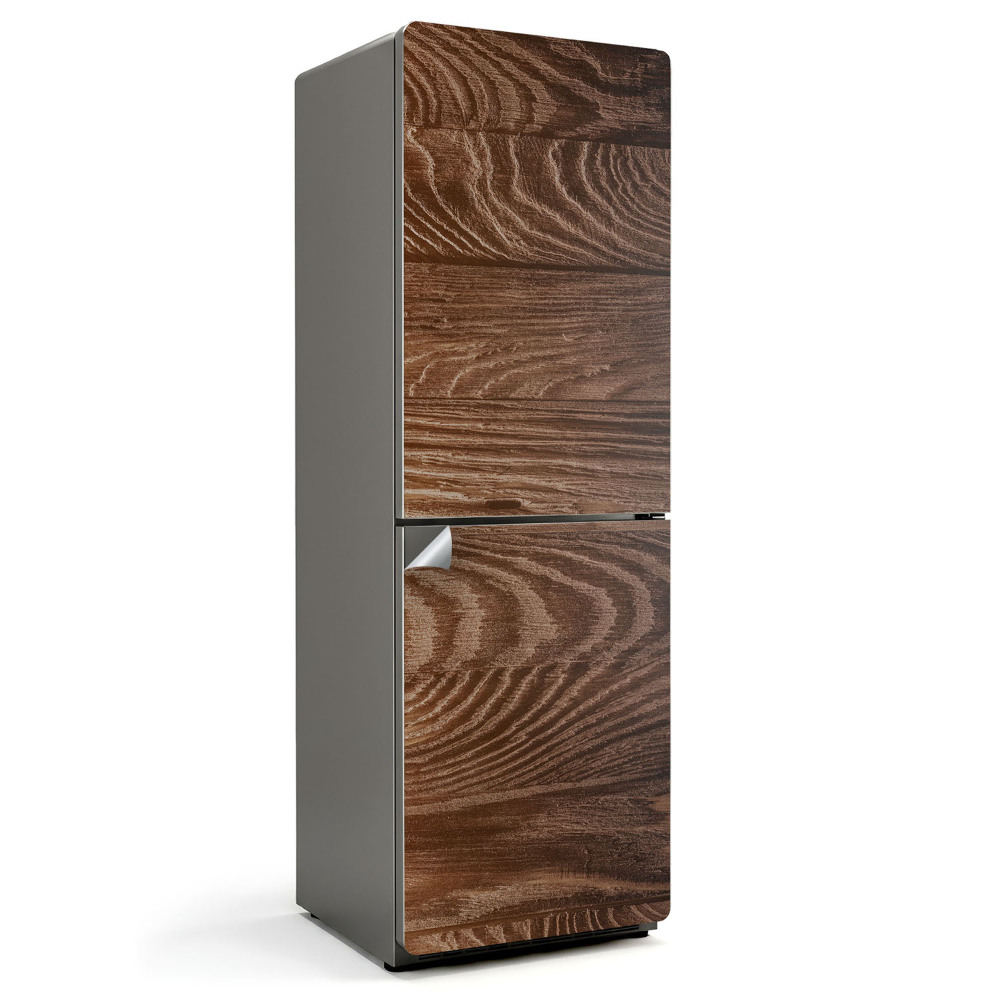 Tapeta na lednici Textura dřeva s vlnitým vzorem