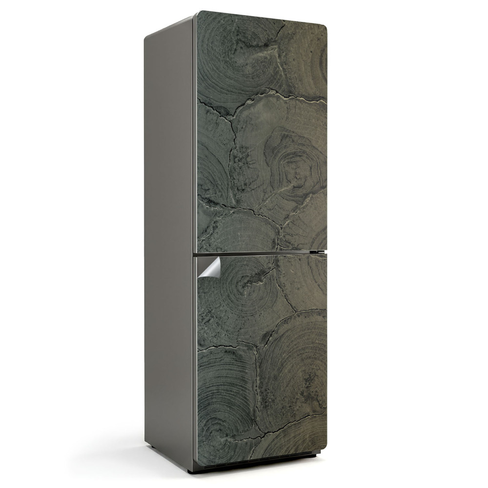 Fólie na lednici Dřevěný vzor s viditelnými suky