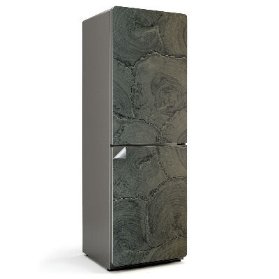 Fólie na lednici Dřevěný vzor s viditelnými suky